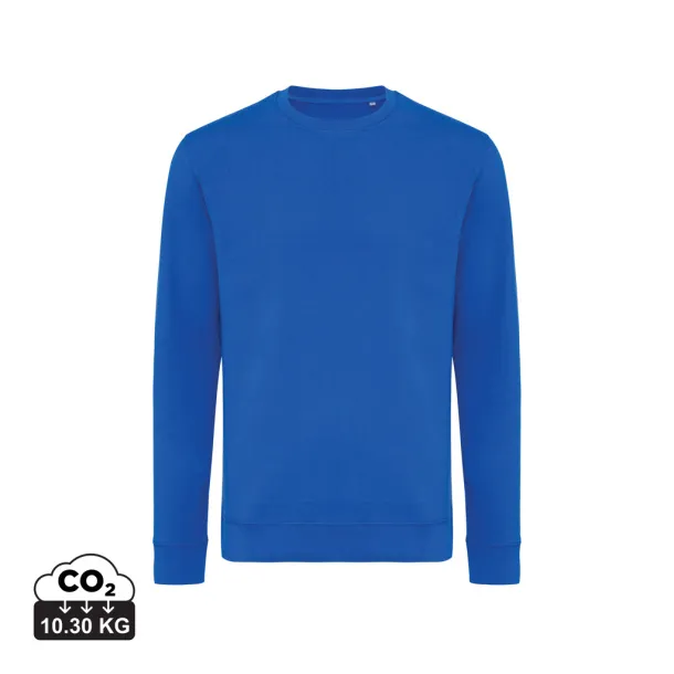  Iqoniq Zion unisex pulover od recikliranog pamuka - iqoniq blue 
