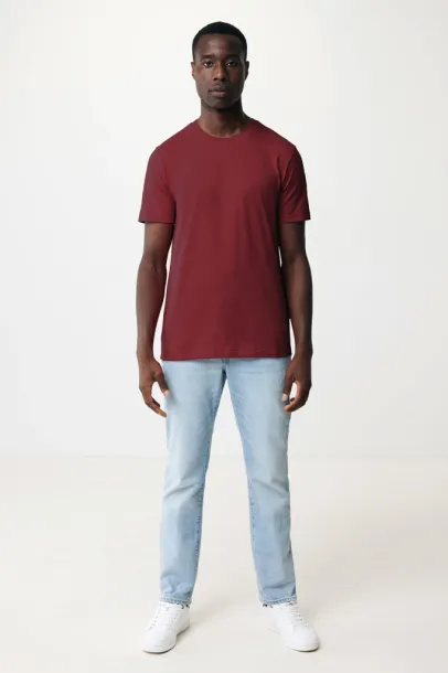  Iqoniq Bryce unisex kratka majica od recikliranog pamuka, 180 g/m² - iqoniq burgundy