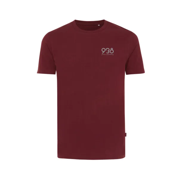  Iqoniq Bryce recycled cotton unisex t-shirt - iqoniq burgundy