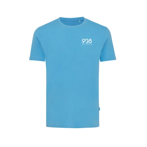  Iqoniq Bryce recycled cotton unisex t-shirt - iqoniq tranquil blue