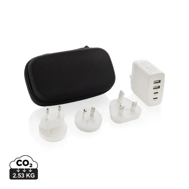 TravelCharge Pro putni punjač s USB C priključkom od RCS rplastike - XD Collection Bijela Crna