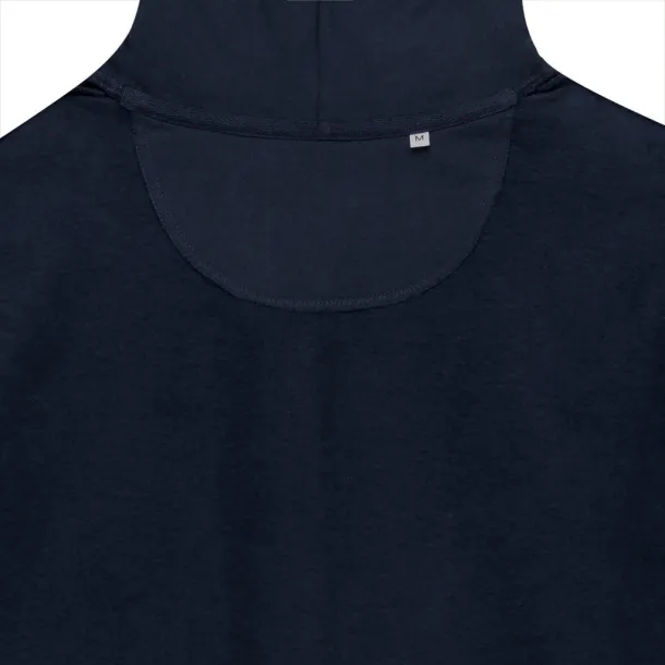  Iqoniq Abisko recycled cotton zip through hoodie - iqoniq navy