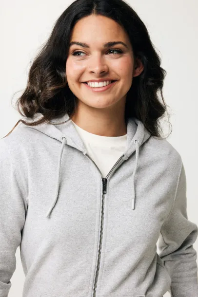  Iqoniq Abisko hoodie sa zatvaračem od recikliranog pamuka, 340 g/m² - iqoniq A69F99