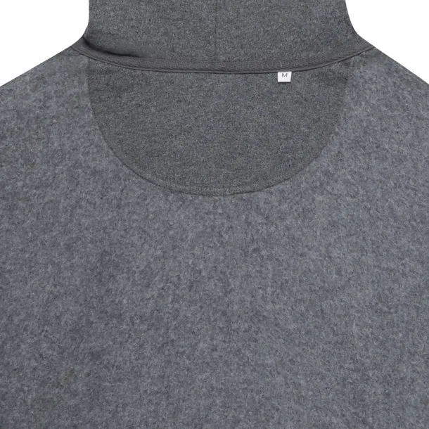  Iqoniq Abisko hoodie sa zatvaračem od recikliranog pamuka, 340 g/m² - iqoniq heather anthracite