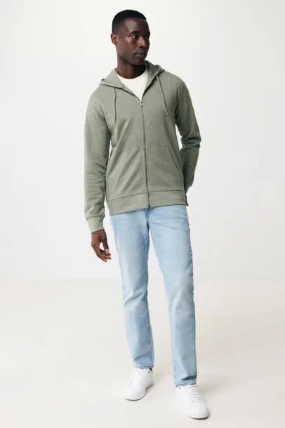  Iqoniq Abisko hoodie sa zatvaračem od recikliranog pamuka, 340 g/m² - iqoniq 45533C
