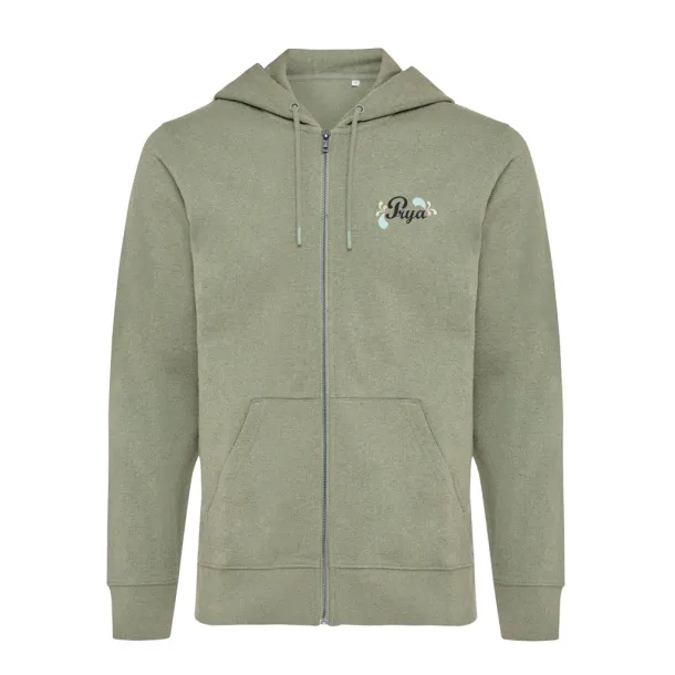  Iqoniq Abisko hoodie sa zatvaračem od recikliranog pamuka, 340 g/m² - iqoniq 45533C
