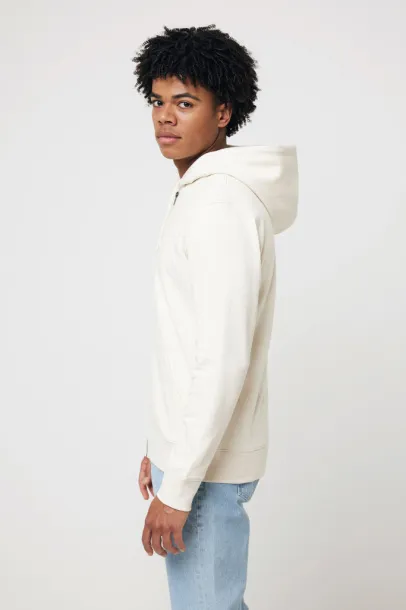  Iqoniq Abisko hoodie sa zatvaračem od recikliranog pamuka, 340 g/m² - iqoniq natural raw