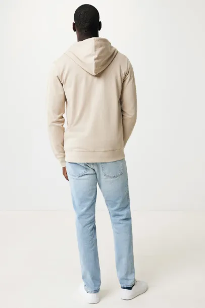 Iqoniq Abisko hoodie sa zatvaračem od recikliranog pamuka, 340 g/m² - iqoniq desert