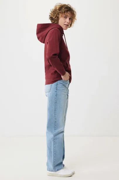  Iqoniq Abisko hoodie sa zatvaračem od recikliranog pamuka, 340 g/m² - iqoniq burgundy