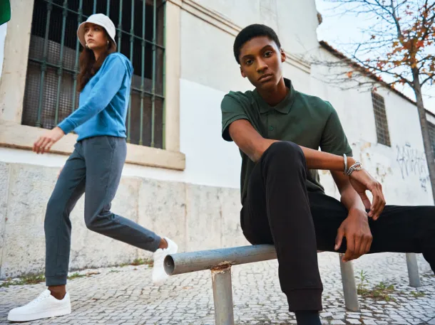  Iqoniq Cooper unisex trenirka od recikliranog pamuka - iqoniq heather anthracite