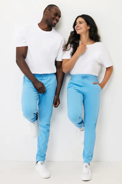  Iqoniq Cooper recycled cotton jogger - iqoniq tranquil blue