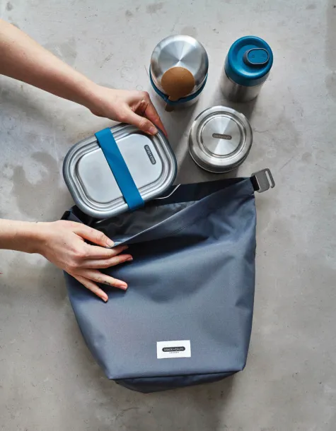  Lunch Bag - Black + Blum Silver 
