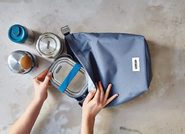  Lunch Bag - Black + Blum Silver 