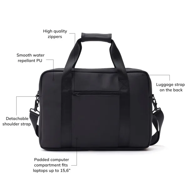  VINGA Baltimore torba za laptop, 15,6" - Vinga Crna