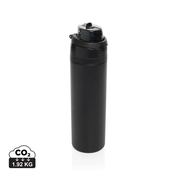 Omni Sip RCS certificirana boca od recikliranog nehrđajućeg čelika, 700 ml - XD Collection Crna 
