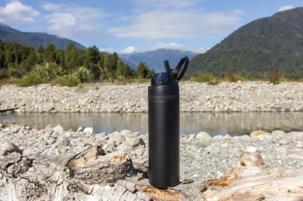 Omni Sip RCS certified re-steel lockable bottle 700ml - XD Collection Black 