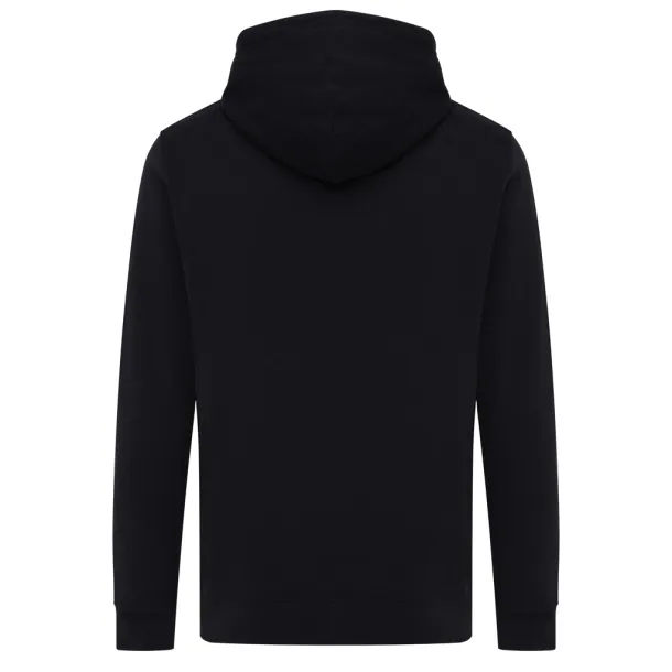  Iqoniq Rila unisex lagani hoodie od recikliranog pamuka - iqoniq Crna 