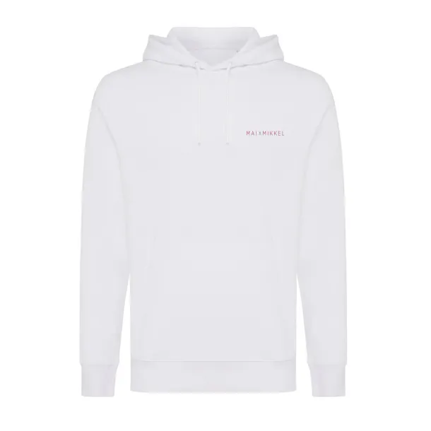  Iqoniq Rila unisex lagani hoodie od recikliranog pamuka, 280 g/m² - iqoniq recycled white