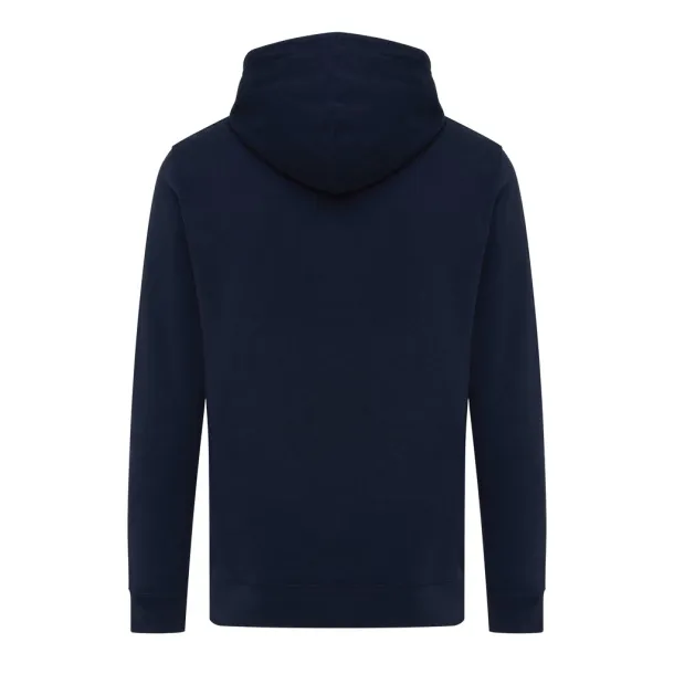  Iqoniq Rila lightweight recycled cotton hoodie - iqoniq navy