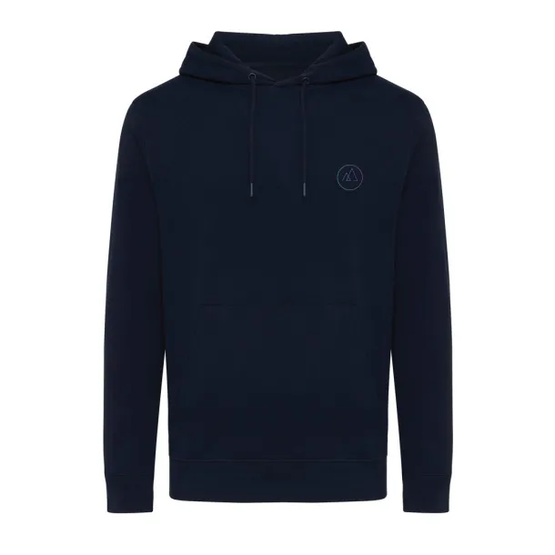  Iqoniq Rila unisex lagani hoodie od recikliranog pamuka - iqoniq navy