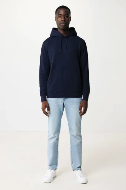  Iqoniq Rila lightweight recycled cotton hoodie - iqoniq navy