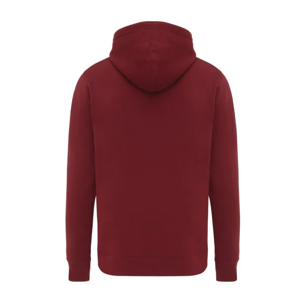  Iqoniq Rila unisex lagani hoodie od recikliranog pamuka, 280 g/m² - iqoniq burgundy