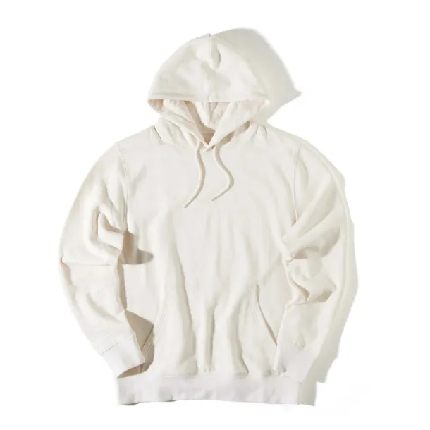  Iqoniq Rila lightweight recycled cotton hoodie - iqoniq natural raw