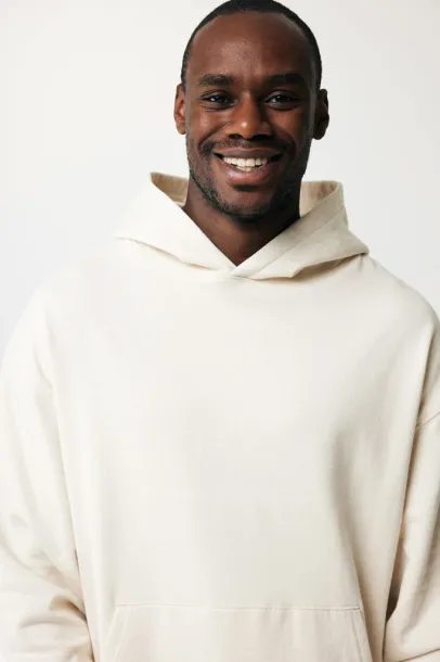  Iqoniq Rila lightweight recycled cotton hoodie - iqoniq natural raw