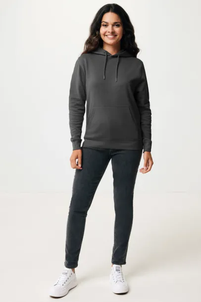  Iqoniq Rila lightweight recycled cotton hoodie - iqoniq anthracite
