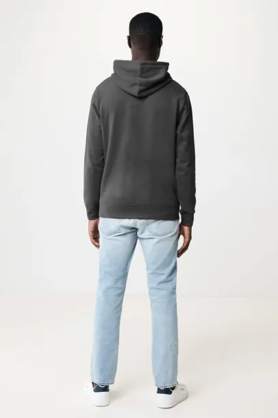  Iqoniq Rila unisex lagani hoodie od recikliranog pamuka - iqoniq anthracite