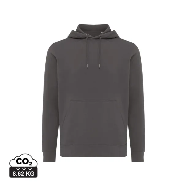  Iqoniq Rila unisex lagani hoodie od recikliranog pamuka - iqoniq anthracite
