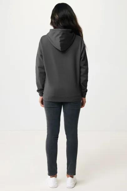  Iqoniq Rila lightweight recycled cotton hoodie - iqoniq anthracite