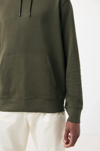  Iqoniq Rila lightweight recycled cotton hoodie - iqoniq khaki
