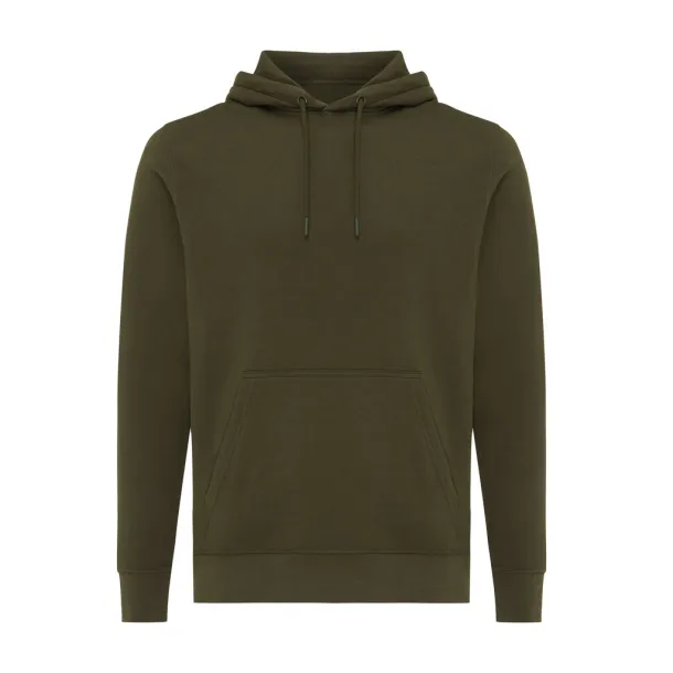  Iqoniq Rila lightweight recycled cotton hoodie - iqoniq khaki