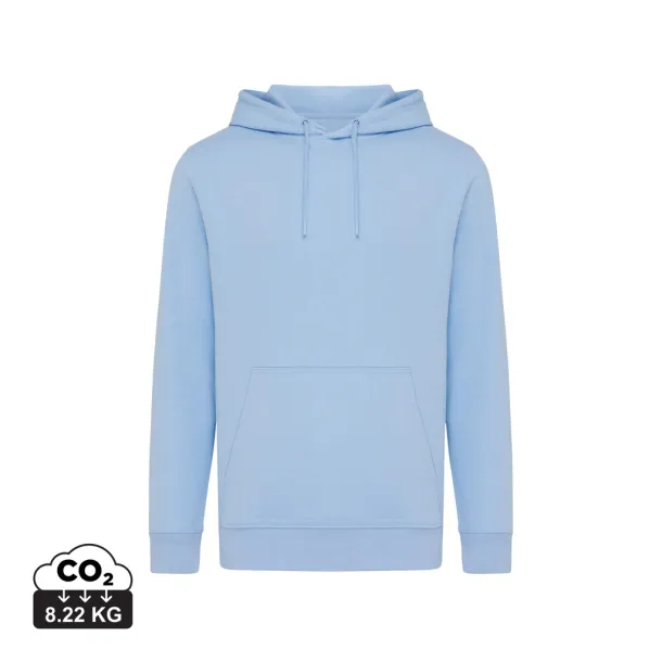  Iqoniq Rila unisex lagani hoodie od recikliranog pamuka - iqoniq sky blue