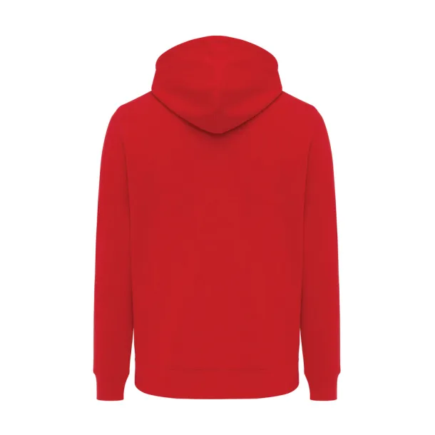  Iqoniq Rila unisex lagani hoodie od recikliranog pamuka, 280 g/m² - iqoniq Crvena