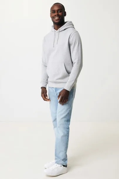  Iqoniq Rila lightweight recycled cotton hoodie - iqoniq light heather grey