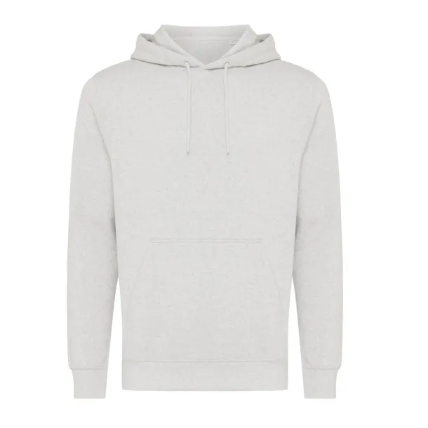  Iqoniq Rila lightweight recycled cotton hoodie - iqoniq light heather grey