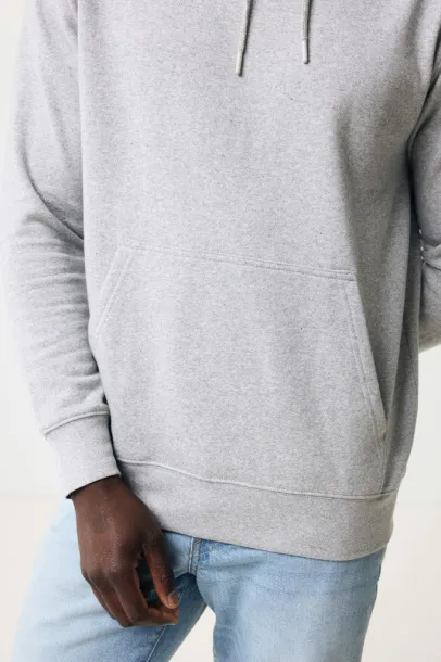  Iqoniq Rila lightweight recycled cotton hoodie - iqoniq light heather grey