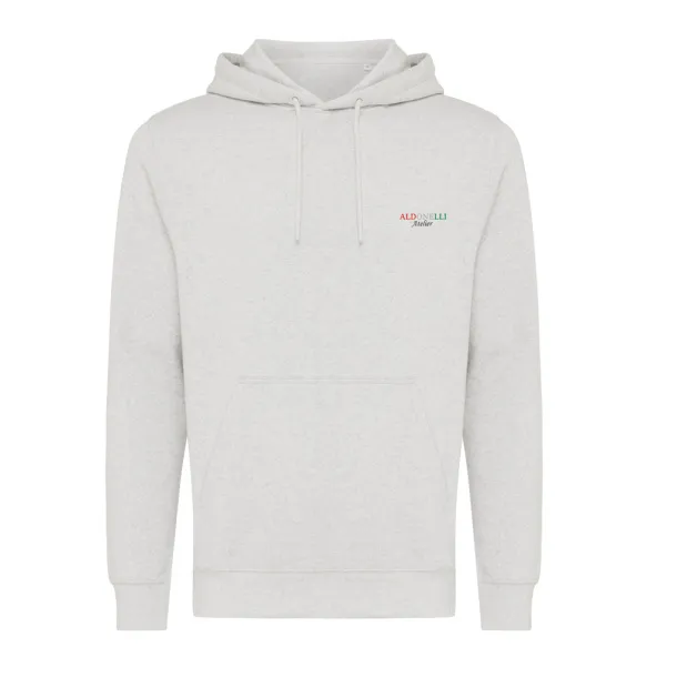  Iqoniq Rila unisex lagani hoodie od recikliranog pamuka, 280 g/m² - iqoniq light heather grey