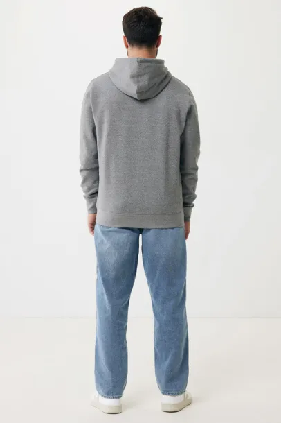  Iqoniq Rila lightweight recycled cotton hoodie - iqoniq light heather anthracite