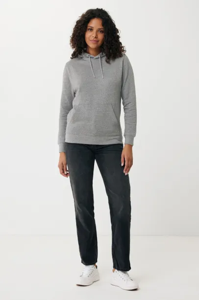  Iqoniq Rila lightweight recycled cotton hoodie - iqoniq light heather anthracite