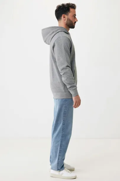  Iqoniq Rila unisex lagani hoodie od recikliranog pamuka, 280 g/m² - iqoniq light heather anthracite