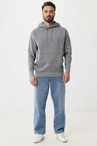  Iqoniq Rila unisex lagani hoodie od recikliranog pamuka, 280 g/m² - iqoniq light heather anthracite