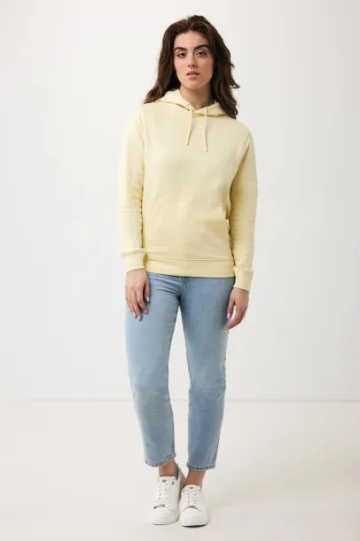  Iqoniq Rila unisex lagani hoodie od recikliranog pamuka, 280 g/m² - iqoniq cream yellow