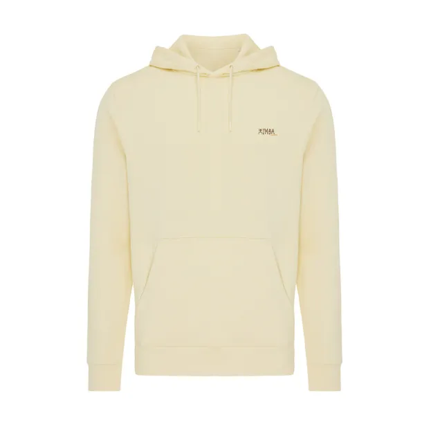  Iqoniq Rila unisex lagani hoodie od recikliranog pamuka, 280 g/m² - iqoniq cream yellow
