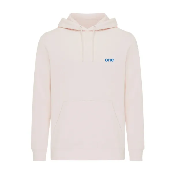  Iqoniq Rila lightweight recycled cotton hoodie - iqoniq cloud pink 