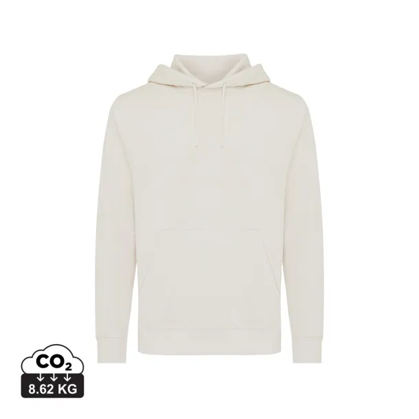  Iqoniq Rila unisex lagani hoodie od recikliranog pamuka - iqoniq ivory white 