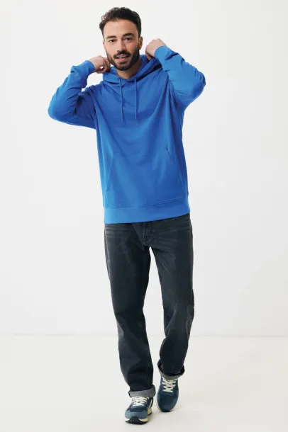  Iqoniq Rila lightweight recycled cotton hoodie - iqoniq Kraljevski plava