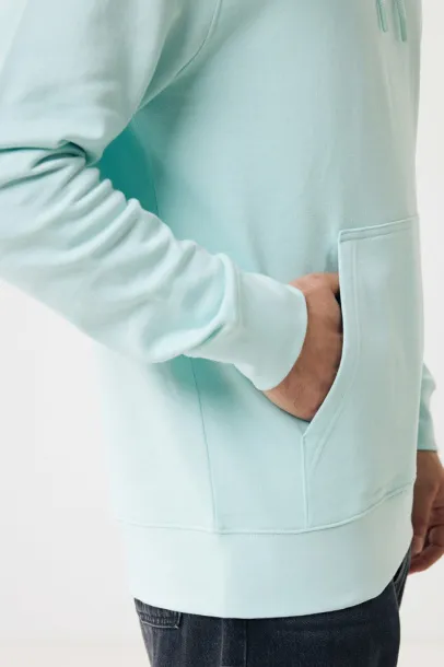  Iqoniq Rila unisex lagani hoodie od recikliranog pamuka, 280 g/m² - iqoniq crushed mint